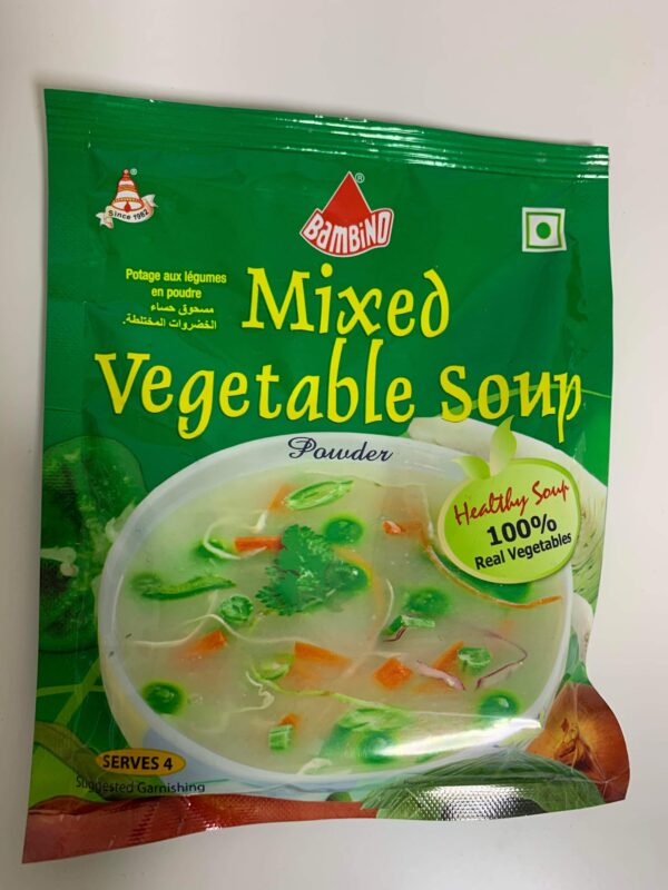 Mixed vegetable soup